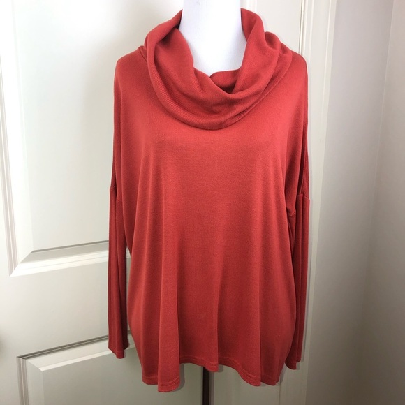 Jack by BB Dakota Hogan Coral Cowl Neck Pullover XS - Picture 3 of 15